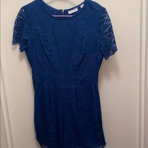 WORN ONCE Royal Blue NY&COMPANY lace romper